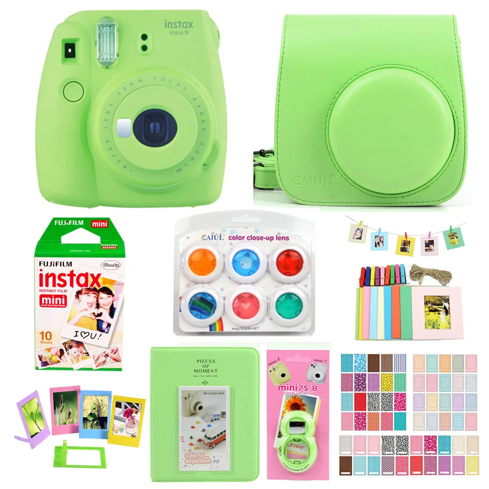Fujifilm Instax Mini 9 Instant Printing Camera With Film Photo Paper Camera Protection Case Bag Accessories Bundle Fujifilm Instax Mini 9 Instant Printing Camera With Film Photo Paper Camera Protection Case Bag Accessories Bundle