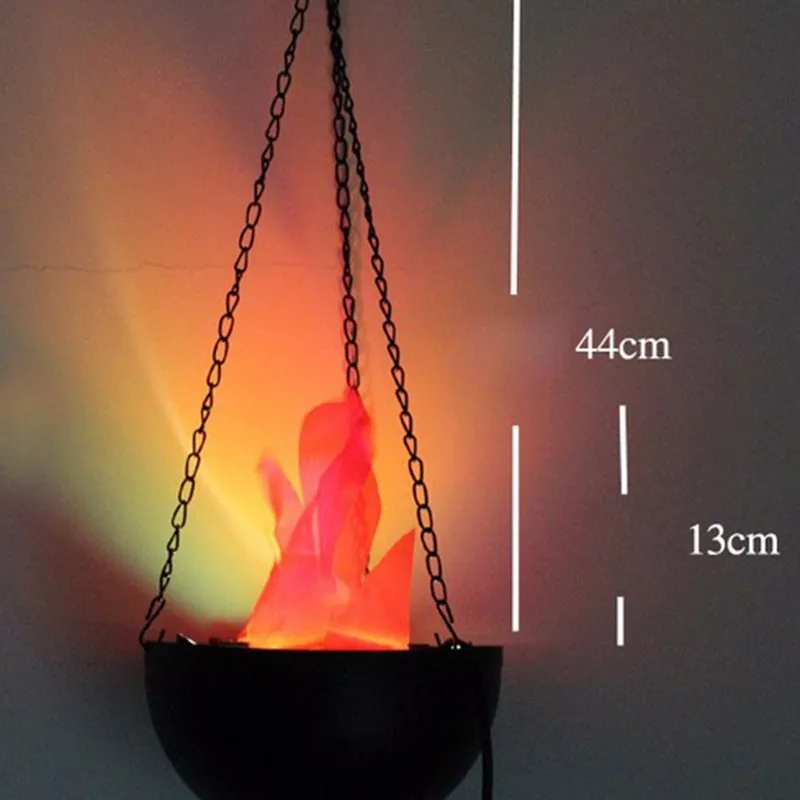 Моделирование пламени свет для украшения Хэллоуина жаровня свет фестиваль вечерние Декор Висячие/стоя Искусственные Поддельные жаровня