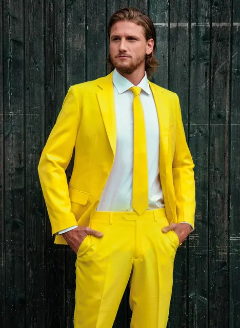 coat pant yellow Bridegroom Pant Designs Latest Casual Beach Coat Yellow