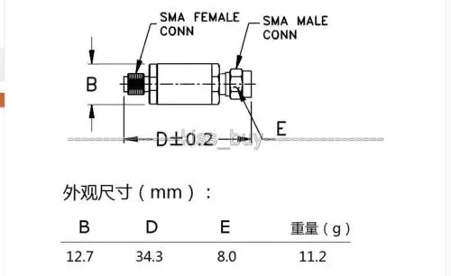 Новинка 1 шт. 2 4 ГГц 2450 МГц RF коаксиальный полосный фильтр/SMA для WiFi Bluetooth Zigbee