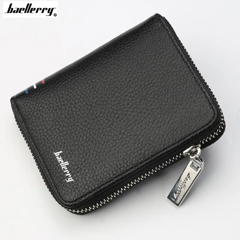Baellerry Luxury Brand Leather Men's Wallet Driver's license Holder