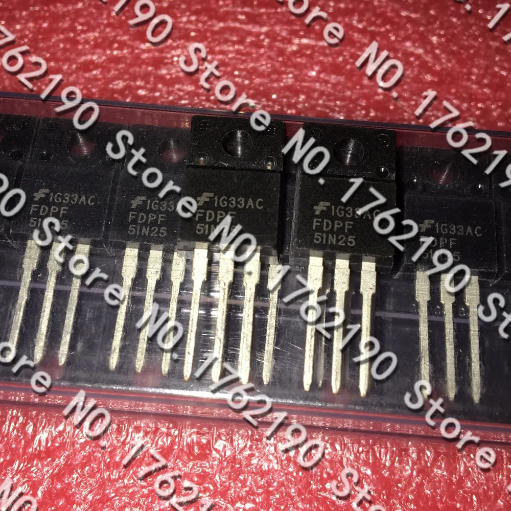 

5PCS/LOT FDPF51N25 TO-220F MOS field effect transistor