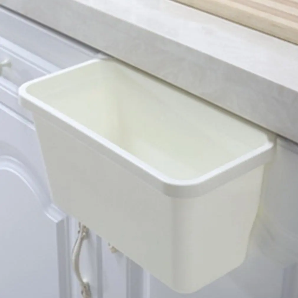 

Kitchen Cabinet Door Hanging Large Trash Can Multifunctional Household Waste Bin Desktop Storage Barrel Trash Storage Holder
