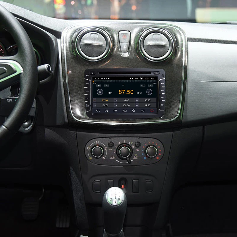 Discount android 9.0 Car DVD For Dacia Lodgy Logan Duster Sandero Renault Captur/Lada/Xray 1 din radio gps navigation multimedia player 3