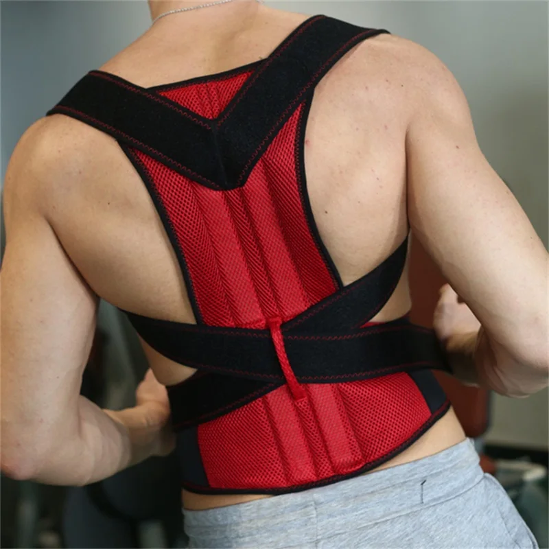 AOFEITE ортопедическая поза корсет для спины Корректор осанки поддержка выпрямитель спины вокруг плеча поддержка спины пояс
