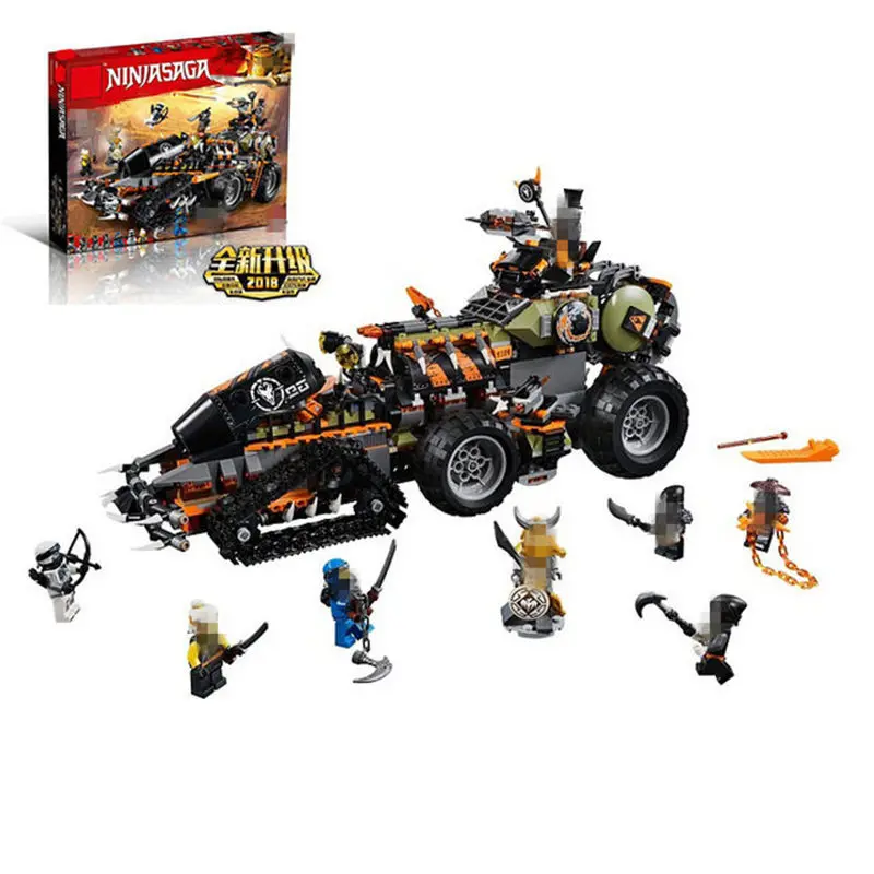 

New Ninjagoinglys Series the Dieselnaut set compatible Legoinglys 06089 Building 70654 Blocks Bricks Kids Toys Christmas