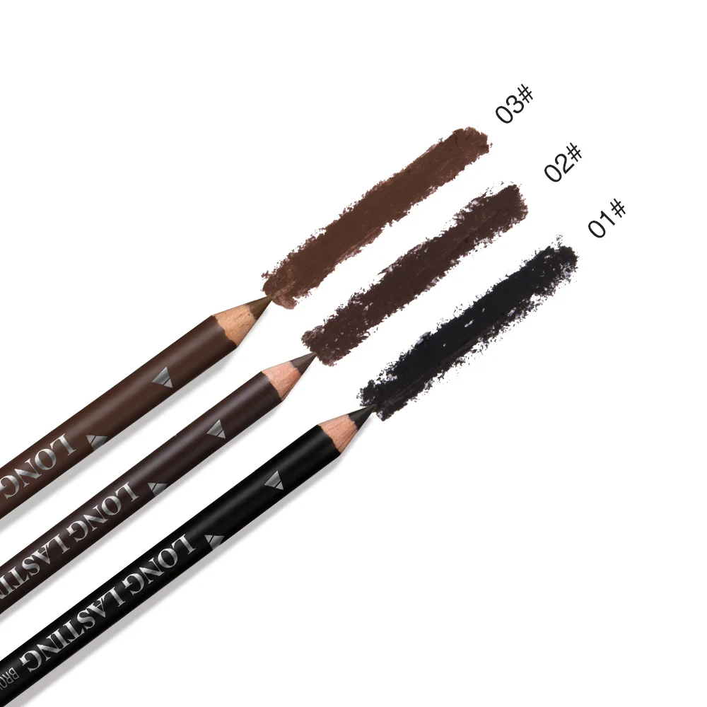 MENOW P113 12Pcs Eyeliner Pencil for Women Waterproof Sweatproof lasting Eyebrow Eye Liner Pencils Makeup Tools Easy to color