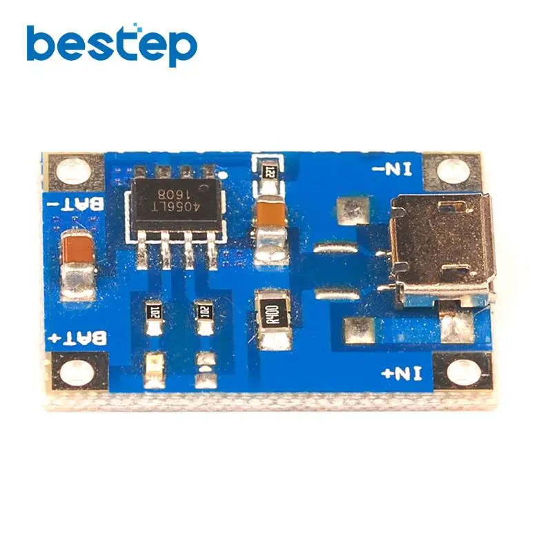 1 шт. Micro USB 5 в а 18650 TP4056 модуль зарядного устройства литиевой батареи зарядная
