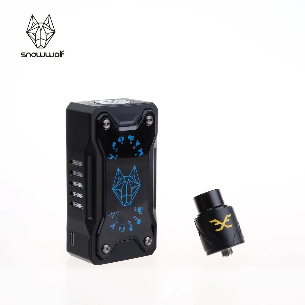 SIGELEI SNOWWOLF диапазон макс 230 Вт Vape мод и RDA танк электронная сигарета комплект Xfeng мод комплект Vaporizador