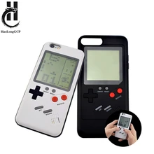 Ностальгия дизайн тетрис игровые консоли ретро мини портативные игровые плееры встроенные 8 классических игр для Iphone 6 7 8 Plus