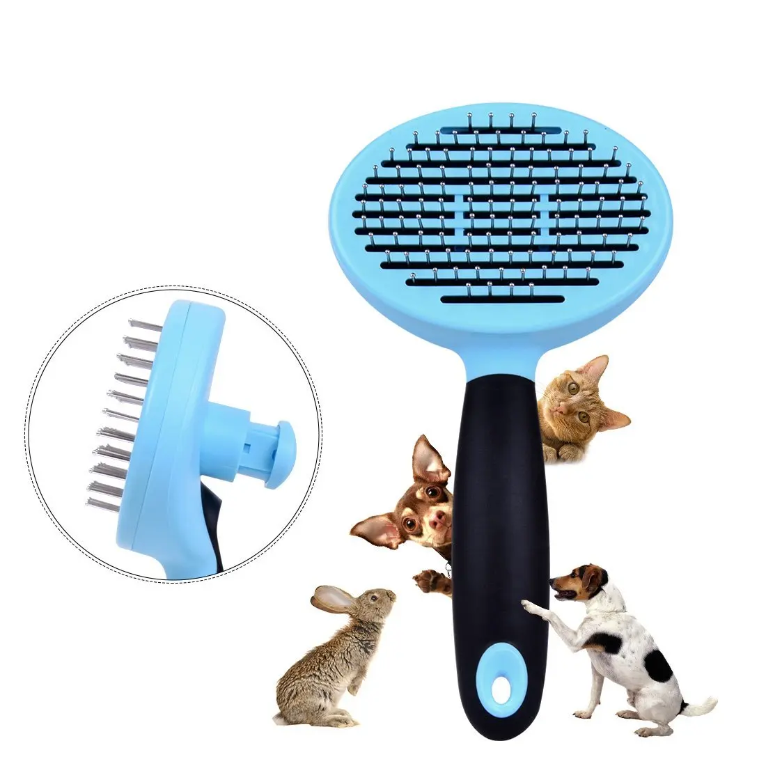 Professional Dog Grooming Brush Comb Removes Tangled Mats Undercoat Pet