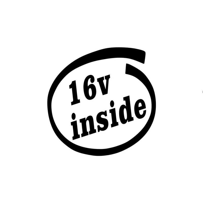 15,5x15,5 см 16 В Внутренняя Быстрая Скорость Turbo забавная наклейка оформление автомобиля аксессуары