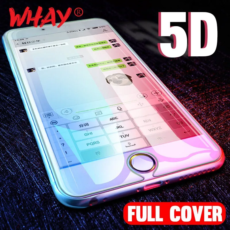 5D Tempered Glass For Xiaomi Note 6 Pro 5 Plus Xiomi Mi A2 Lite A1 8 Redmi 6A 4X Screen Protector | Мобильные телефоны и