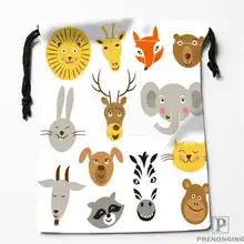 Пользовательские печати черный слон сумки для покупок на шнурках дорожный мешочек для хранения плавать Туризм игрушка сумка унисекс мульти Size18-12-31-05