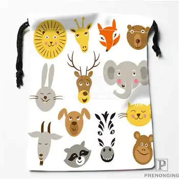

Custom Printing Black Elephant Drawstring Shopping Bags Travel Storage Pouch Swim Hiking Toy Bag Unisex Multi Size18-12-31-05