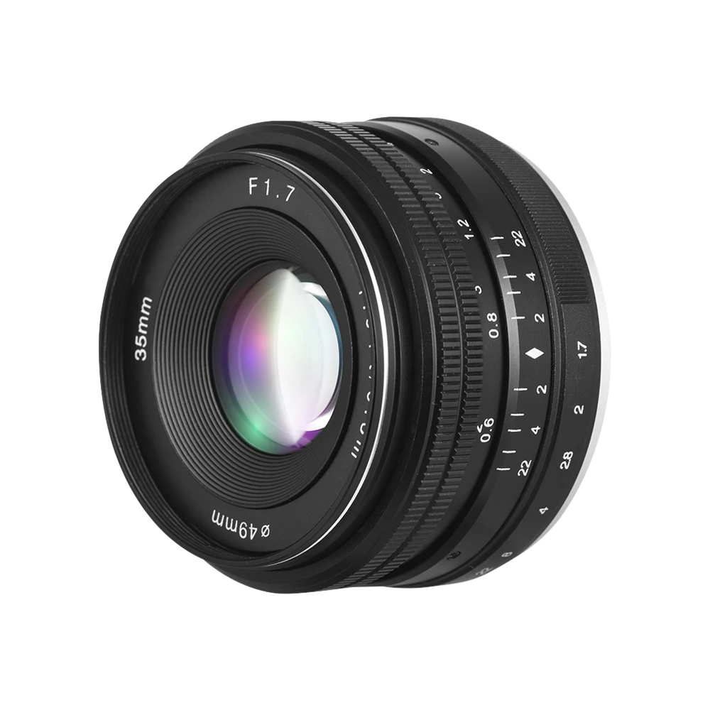 

35mm F1.7 Large Aperture Manual Prime Fixed Lens for Sony E-Mount Mirrorless Cameras A5000 A5100 A6000 A6100 A6300 A6500 etc