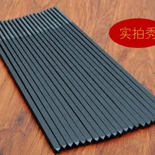 Кухонная столовая посуда палочками черный палочки для еды Металлические 10 пара/лот