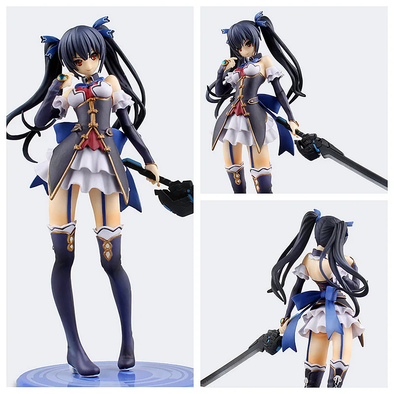 

Choujigen Game Neptune Noire Black Heart Doll PVC Action Figure Collectible Model Toy 21cm KT2857