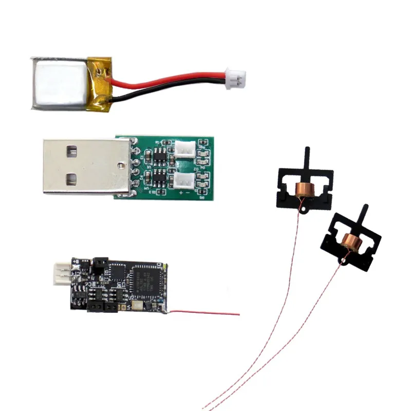 TY модель Крытый самолет система питания микро 4CH приемник 28 мАч LiPo 0,2g сервопривод USB зарядное устройство запасная часть для маленький радиоуправляемый самолет