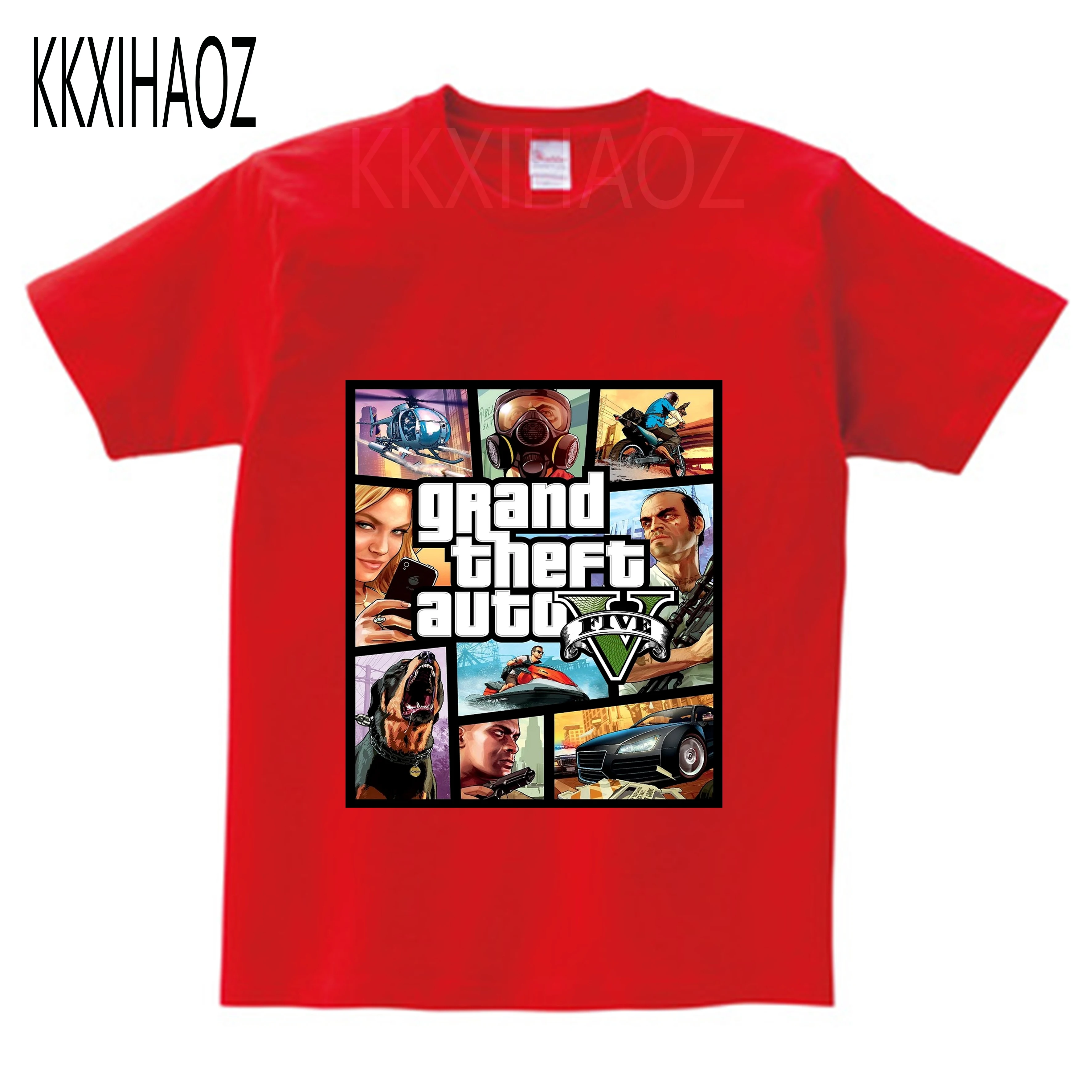 

Grand Theft Auto Game GTA 5 2019 Boys Summer T Shirts Cool GTA5 Girls TShirt Colorful Print Kids Tee Shirt Funny Clothing NN