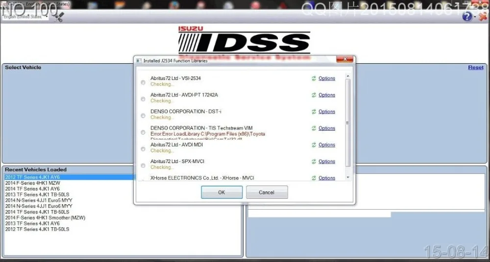 

For Isuzu G-IDSS J2534 Euro5, Euro5+, Euro6 - Isuzu Diagnostic Service System 2019
