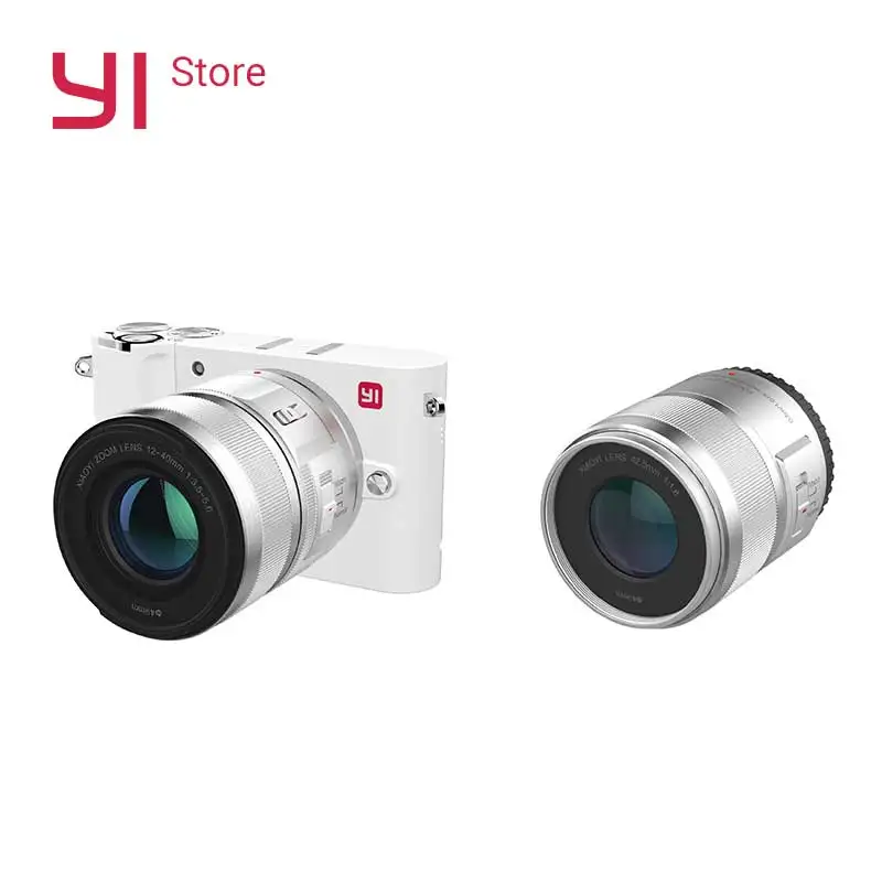 

YI M1 Digital Camera 2 Lens Mirrorless Prime Zoom 20MP WIFI BLE LCD Minimalist RAW Video Recorder 720RGB International Version