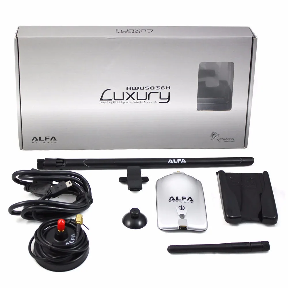 Alfa AWUS036H Wireless USB Adapter 150Mbps RT3070L High Power Alfa