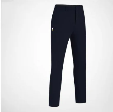 PGM Golf Pants Men with TEE holes Quality Ball Trousers Professional Male pant navy blue Sports Breathable Comfort Slim Pants - Цвет: Navy blue