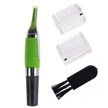 2pcs Stainless Steel Nose Ear Hair Trimmer Shaver Personal Care Face Cleaner Hair Removal Clipper for Men and Women