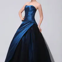 Реальное изображение Пышное Бальное платье вечерние платья для любимой шеи с рюшами длиной до пола Вечерние платья под заказ