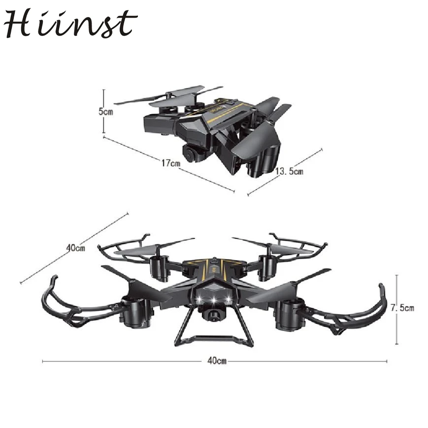 

Dual-control version of the folding aircraft Gesture Control 6Axis 0.3MP HD Camera WIFI FPV RC Quadcopter Drone Selfie ov21 p30