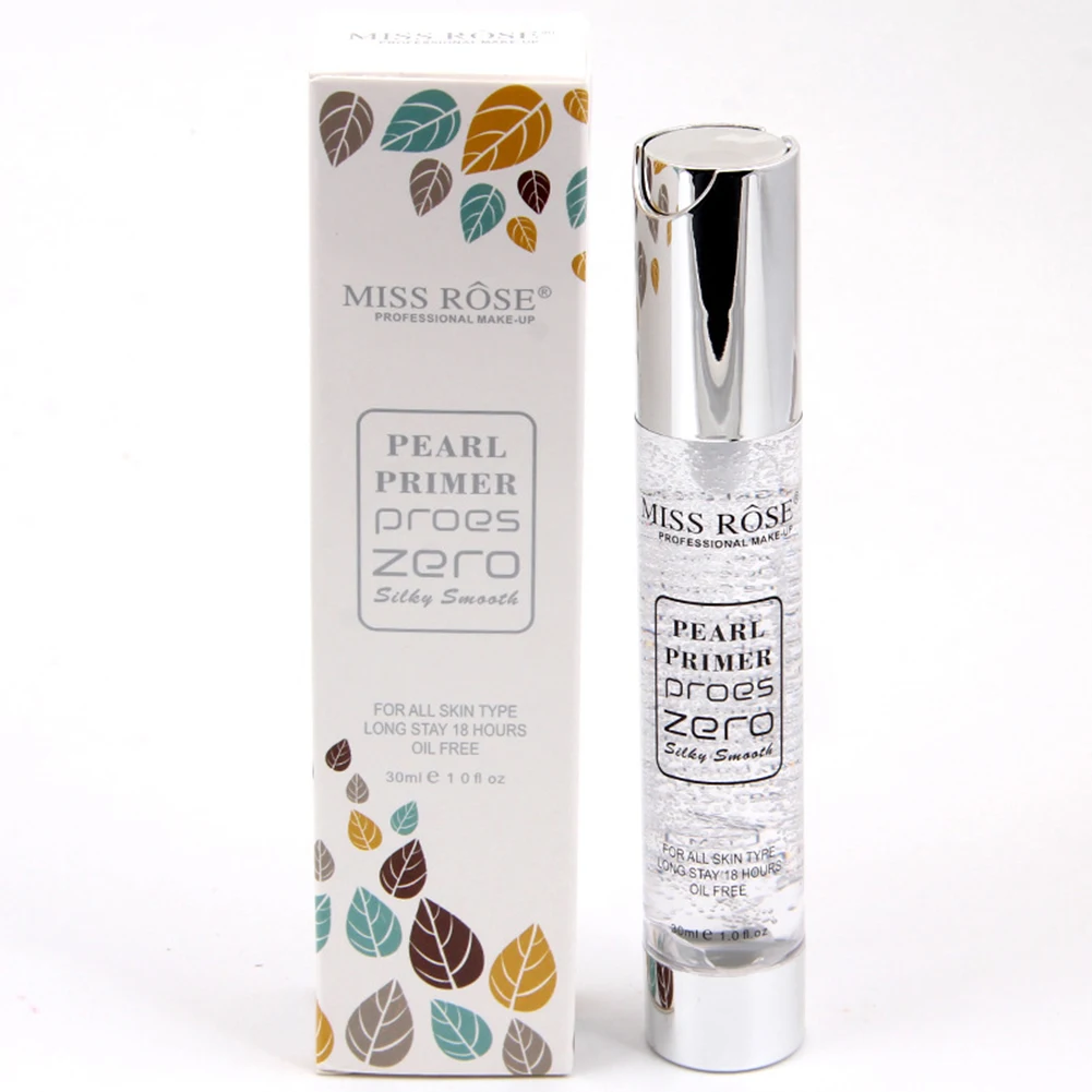 

MISS ROSE 1pc 30ml Whitening Base Maquiagem Makeup Primer Moisturizer Nutritious Liquid Milk Primer Hydrating Base Makeup TSLM1