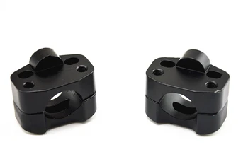 

22-28mm Aluminum Motorcycle Dirt Bike Handle Bar Mount Fat Bar Adapter Handlebar Mounts Riser Clamp 7/8" to 1 1/8 22mm 25mm 28mm