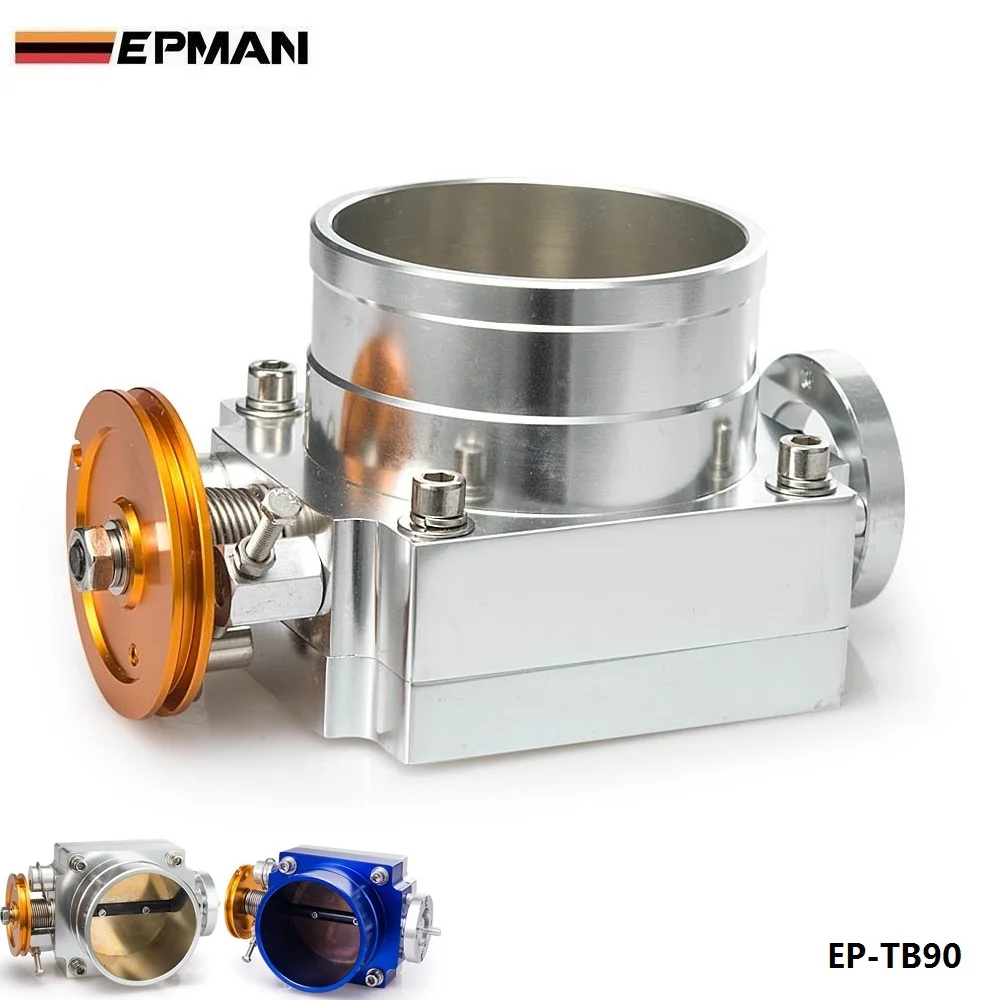 Prix pour Epman-90mm haut débit en alliage d'aluminium universelle cnc billet d'admission corps de papillon ep-tb90 Prix pour Epman-90mm haut débit en alliage d'aluminium universelle cnc billet d'admission corps de papillon ep-tb90