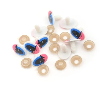 

10Pcs Wholesale Dolls Eyes Plastic Cartoon Safety Eyes Doll diy Supply Scrapbooking Crafts