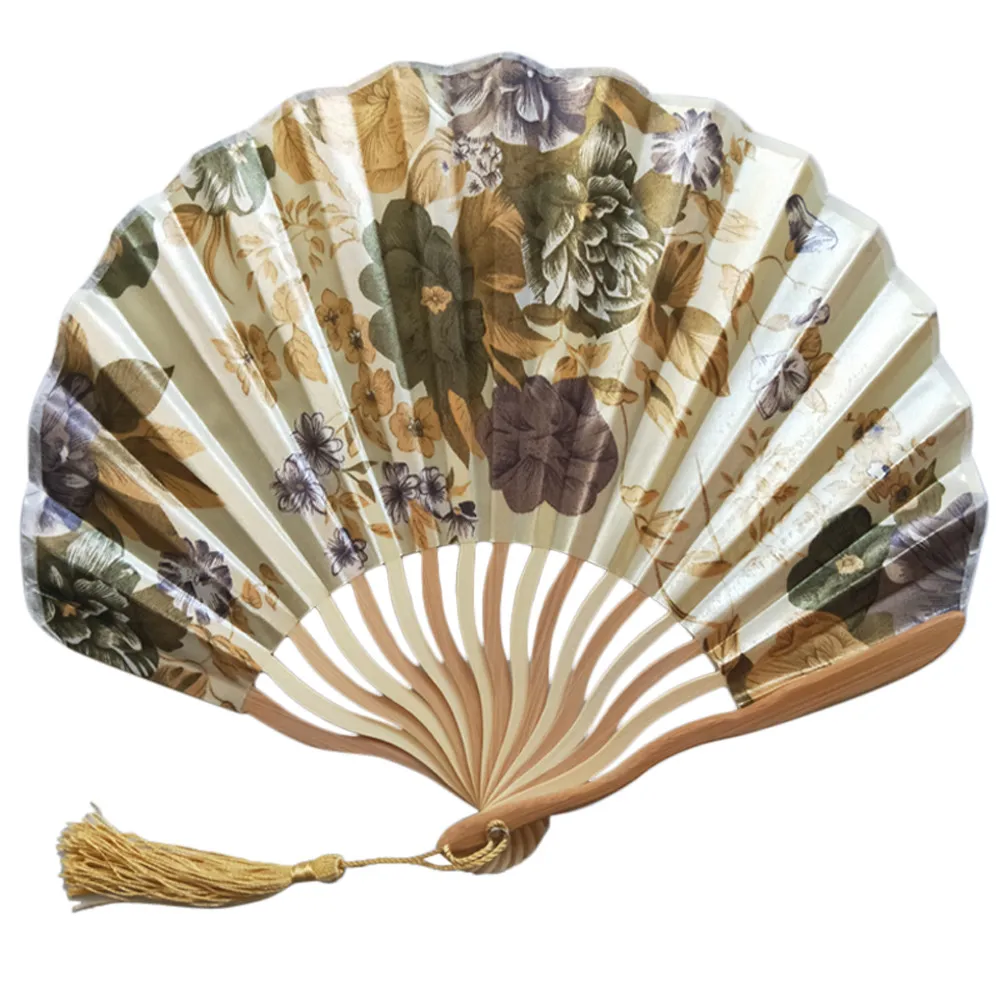 Ручной цветочный бамбуковый складной веер в китайском стиле, винтажный танцевальный вечерний Карманный подарок, свадебное ароматное украшение с гравировкой, вентиляторы - Цвет: J