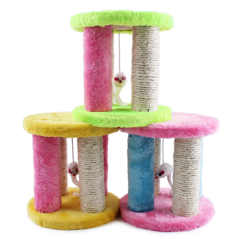 Hot sales Creative Pet Cat Toy Crazy Cat and mouse Scratcher cat tree