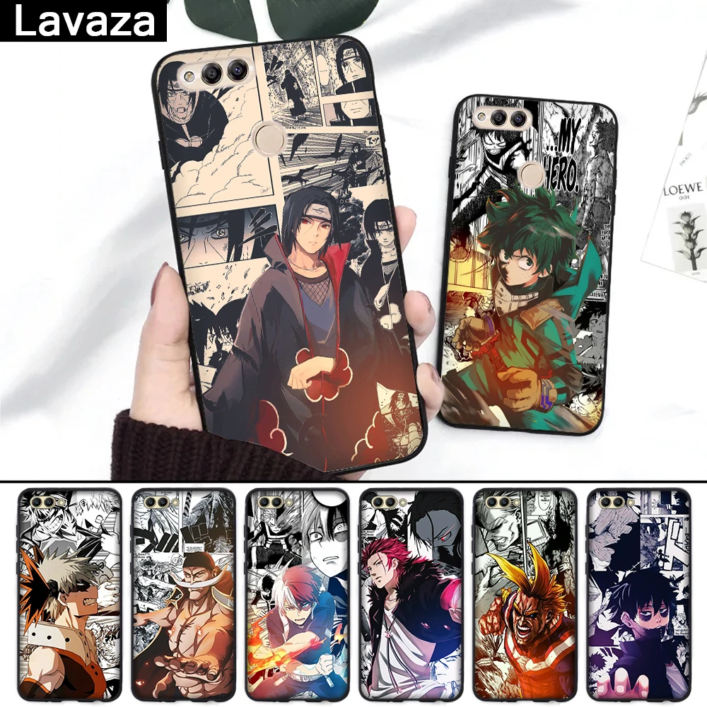 

Lavaza Japan Anime My Hero Academia One Piece Silicone Case for Huawei Honor 6A 7A 3GB Pro 7X 8 Lite 8X 8C 9 Note 10