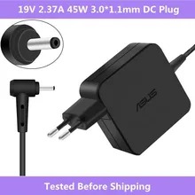 19 в 2.37A 45 Вт 3,0*1,1 мм для Asus зарядное устройство для ноутбука с европейской вилкой блок питания адаптер переменного тока для ноутбука Asus