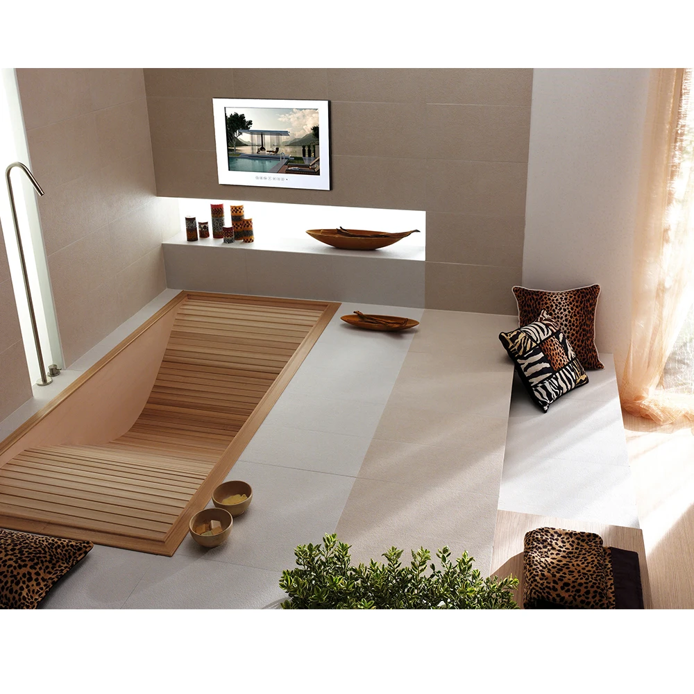 Souria 15,6 дюймов ванная комната светодиодный IP66 водонепроницаемый ТВ отель Декор Крытый дисплей USB D ТВ система
