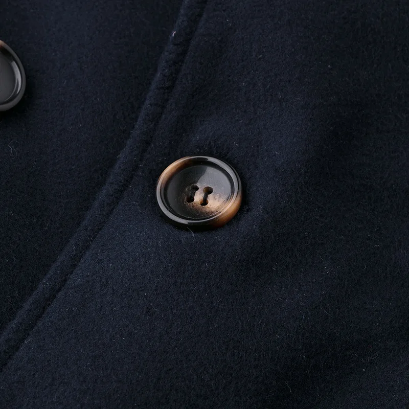 Новые осенне-зимние женские пальто Vestidos, модные пальто размера плюс с карманами и отложным воротником, шерстяное пальто для женщин, большая верхняя одежда
