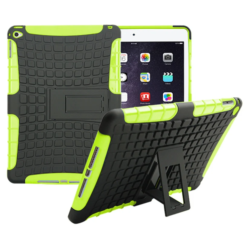 PC Планшеты чехол Чехол для iPad Air 2 Гибридный Броня Heavy Duty ударопрочный жесткий Tablet чехол для Apple iPad 6 iPad6 кожи Shell