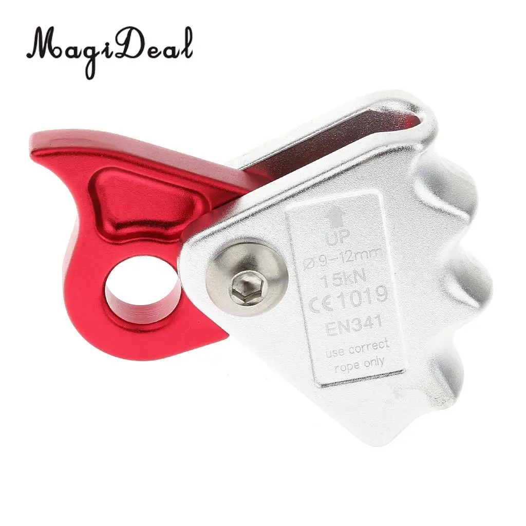 Rock Climbing Rope Grab Protecta Device for Rappelling Caving Arborist Descending Downhill Mountaineering Equipment