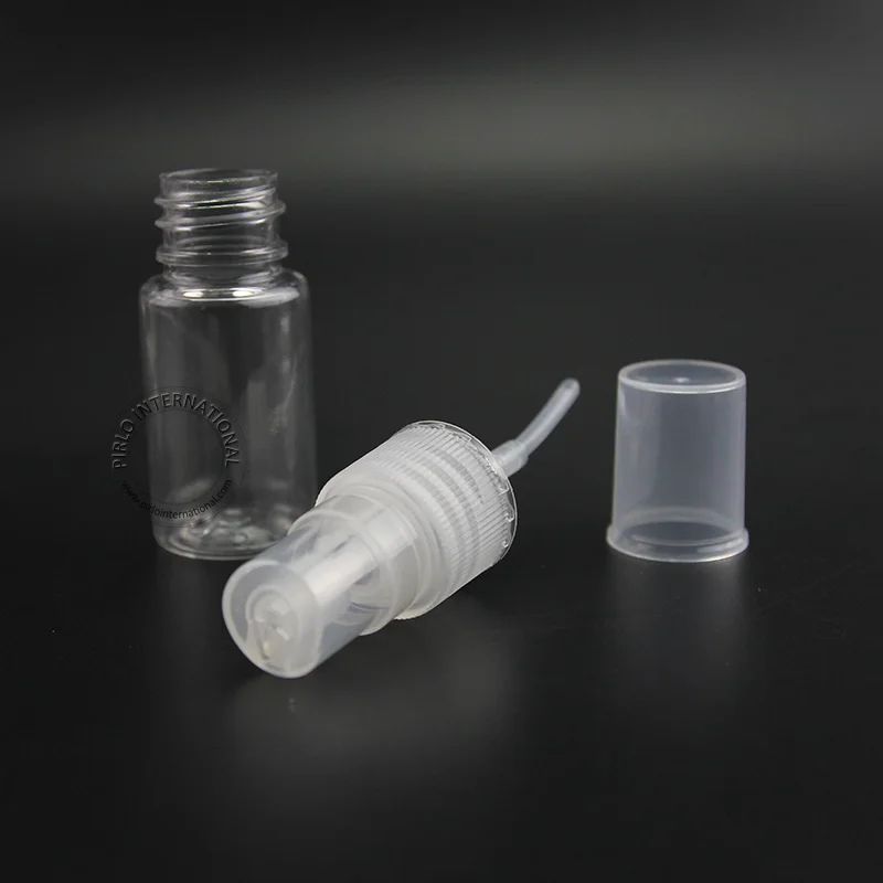 Практичные инструменты для макияжа! 50x10 мл пустая пластиковая бутылка-спрей, многоразовый маленький распылитель для домашних животных, флакон для парфюма контейнер, прозрачный топ