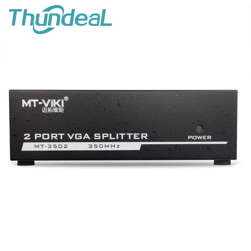 ThundeaL 1 в 2/4/8 выход усилитель расширитель VGA сплиттер коробка монитор 350 МГц