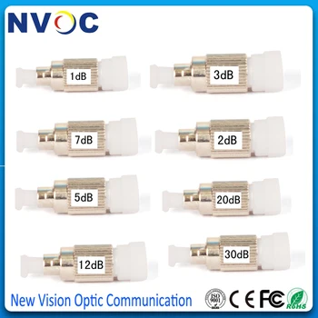 

10Pcs/Lot,Single Mode,Simplex,FC/UPC SM Fiber Optical Female to Male Fixed Optic Attenuator 1dB~15dB