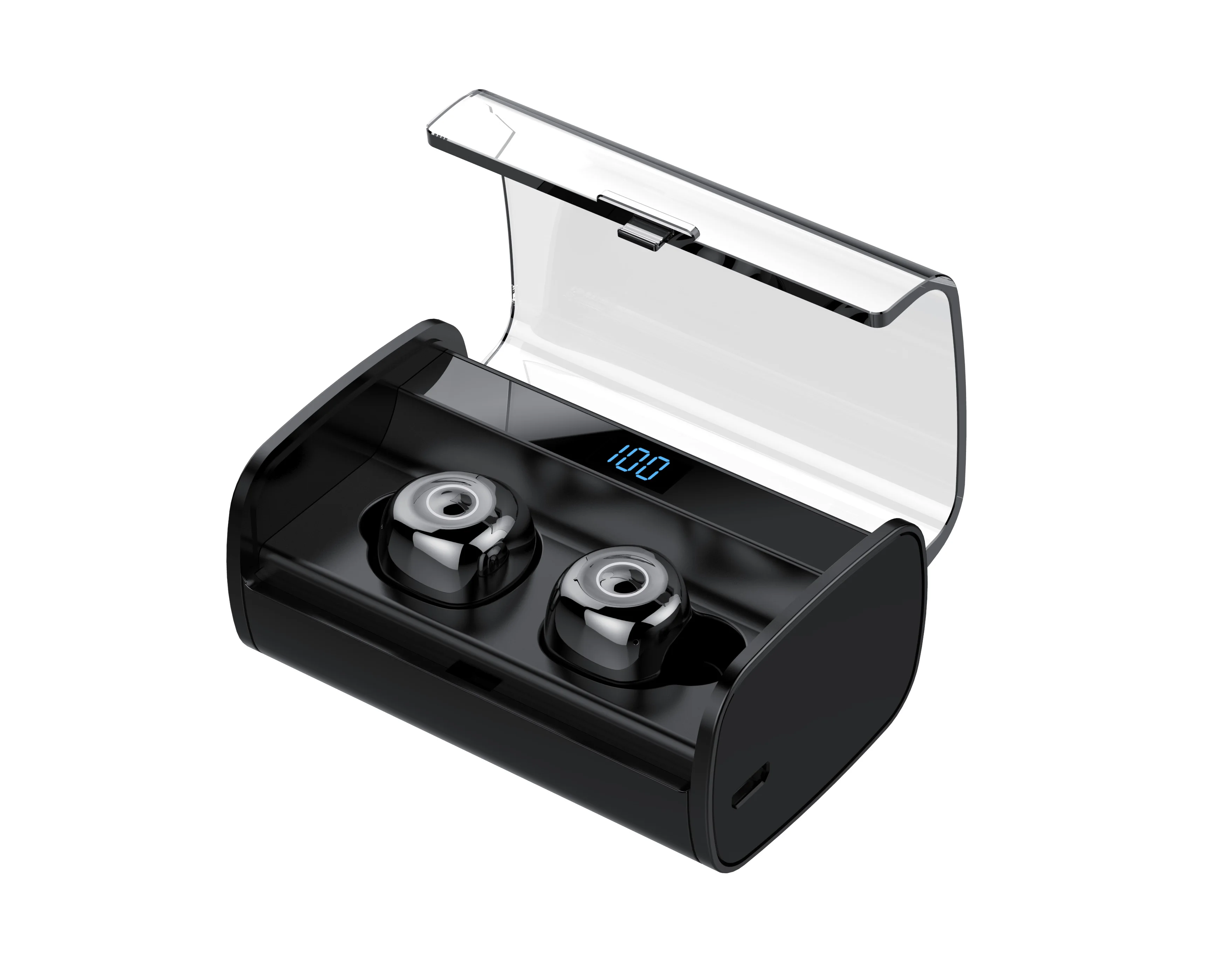 Tantio T1 Plus беспроводные наушники кошачьи глаза светодиодный с аккумулятором 2200 мАч