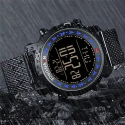 NAVIFORCE Для мужчин s часы лучший бренд класса люкс цифровые часы Для мужчин Повседневное сетки Сталь Дата Водонепроницаемый спортивные часы