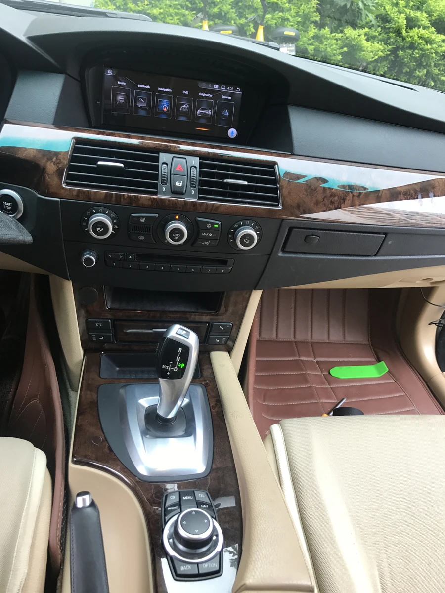 Navirider Авторадио Android 9,0 Автомобильный gps плеер для BMW 5 серии E60 2005 2006 2008 сенсорный экран стерео головное устройство магнитофон