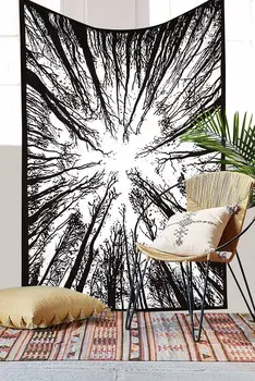 

Enipate Large Mandala Indian Tapestry Wall Decor Hanging Beauty Tree Bohemian Beach Towel Polyester Thin Blanket Yoga Shawl Mat